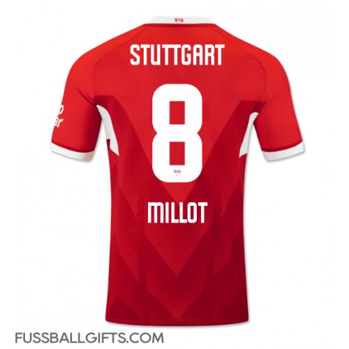 Stuttgart Enzo Millot #8 Fußballbekleidung Auswärtstrikot 2024-25 Kurzarm